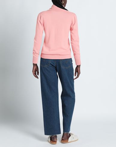 Woman Turtleneck Salmon pink Size 6 Virgin Wool, Viscose, Cashmere