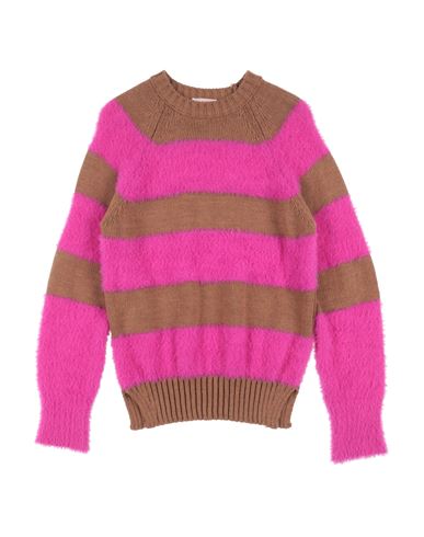 Kid Girl Sweater Fuchsia Size 10 Acrylic, Polyacrylic