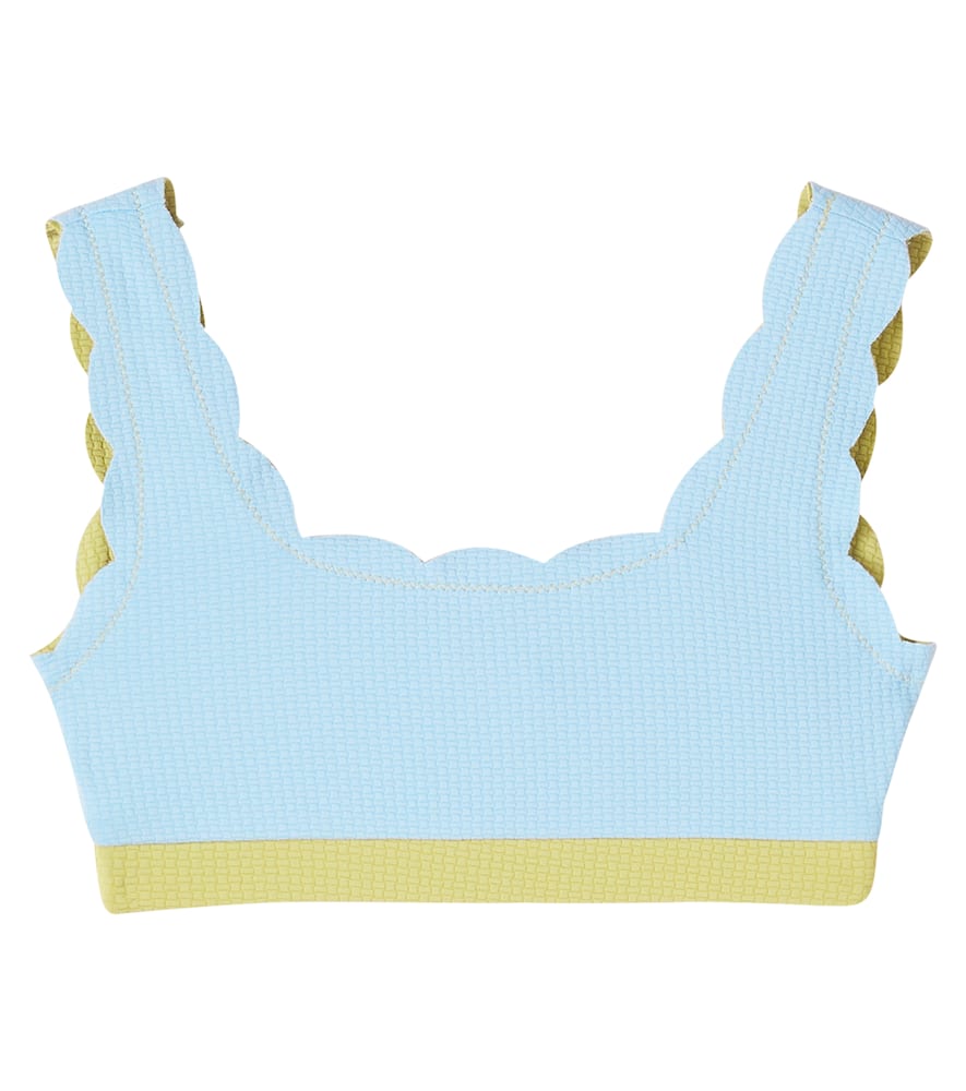 Palm Springs reversible scalloped bikini top