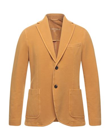 Man Blazer Marigold Size 38 Cotton, Elastane