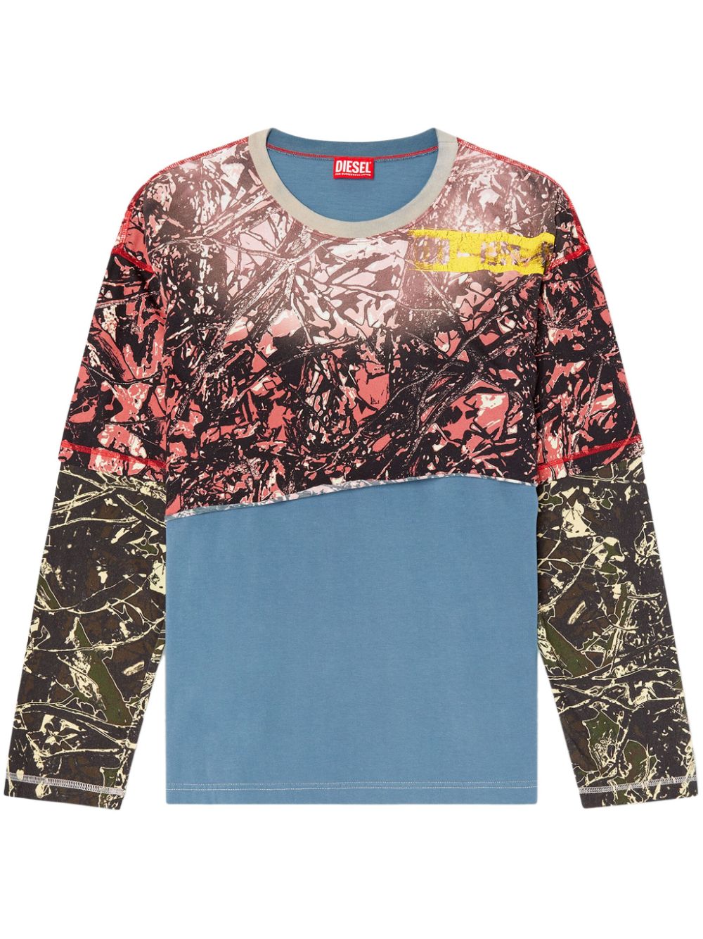 T-Besh-Camou t-shirt - Blue