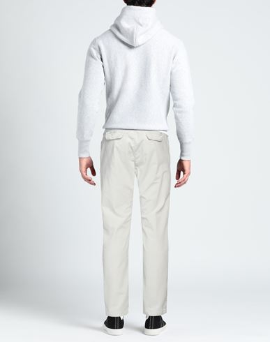 Man Pants Off white Size 40 Cotton, Elastane