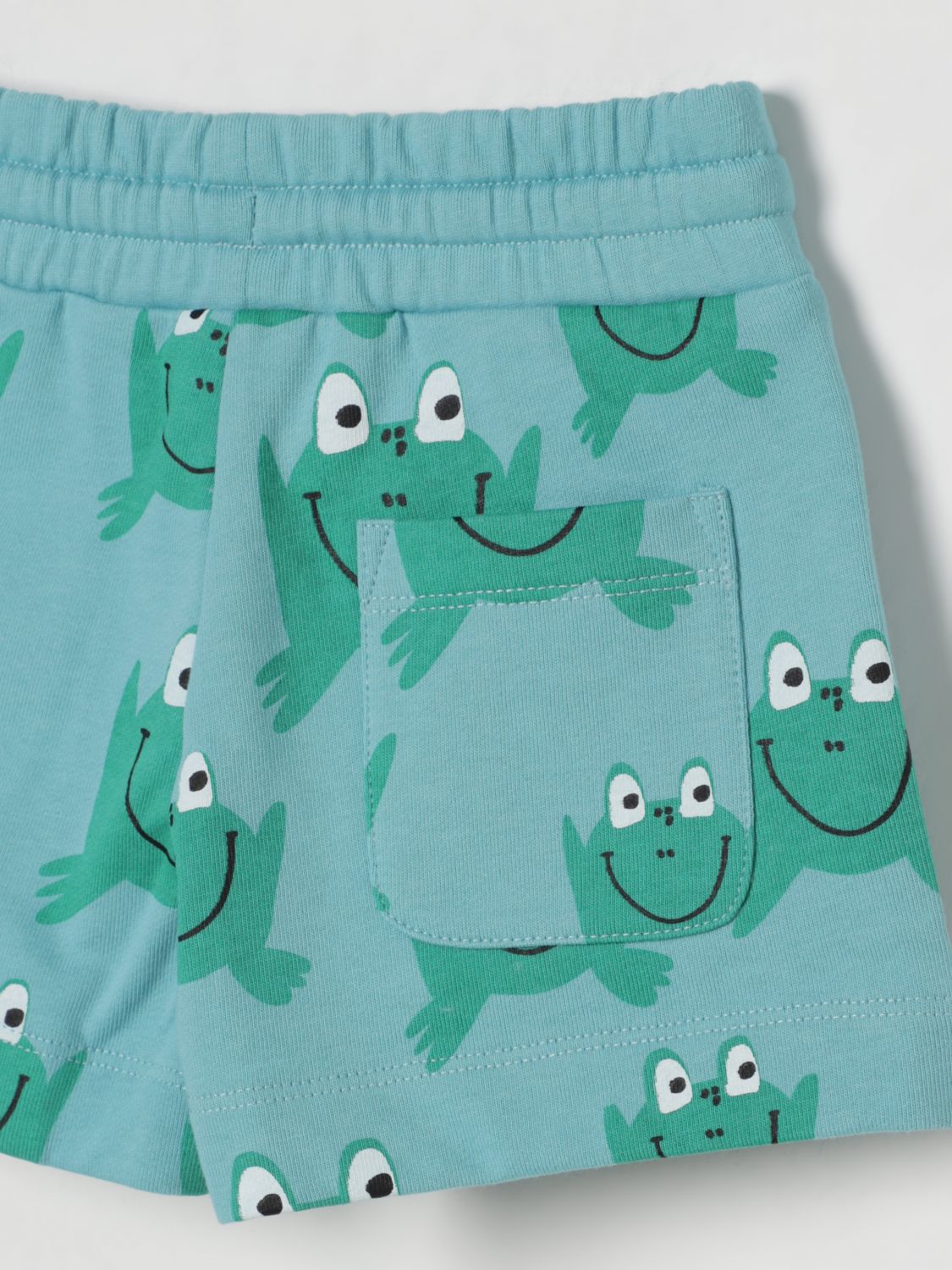 Illustration-print shorts - Blue