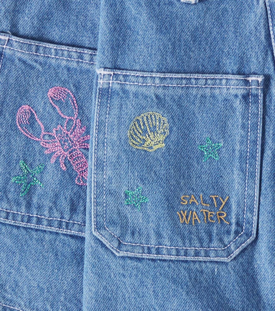 The New Society Kostas denim shorts