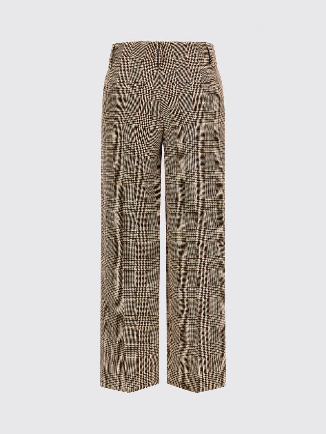 Pants Woman color Brown