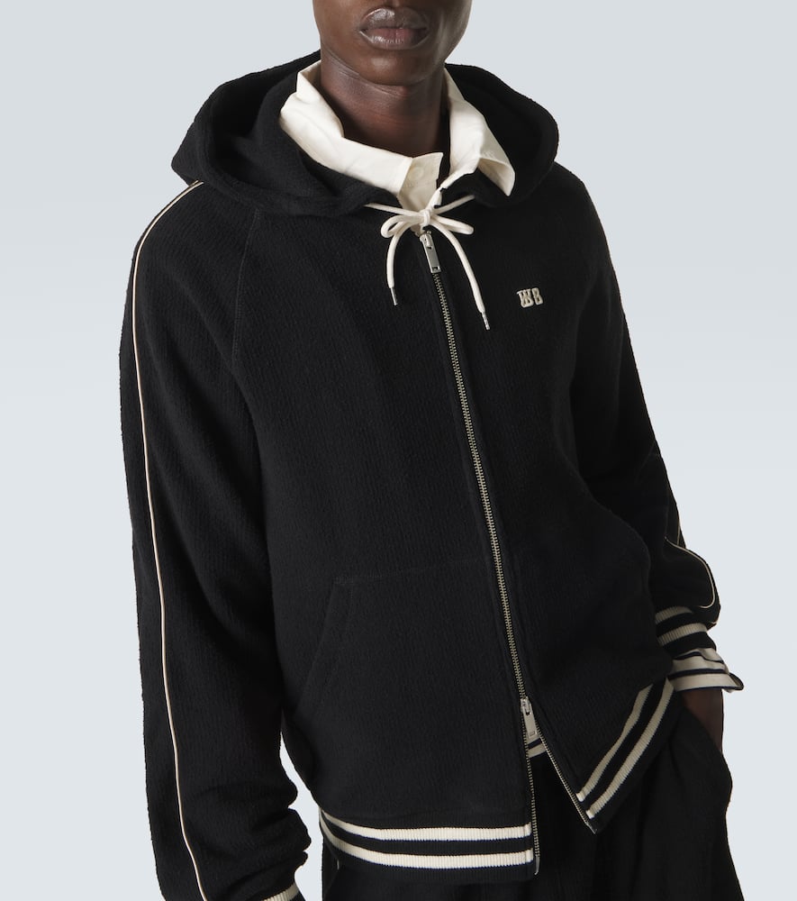 Prince cotton-blend terry hoodie