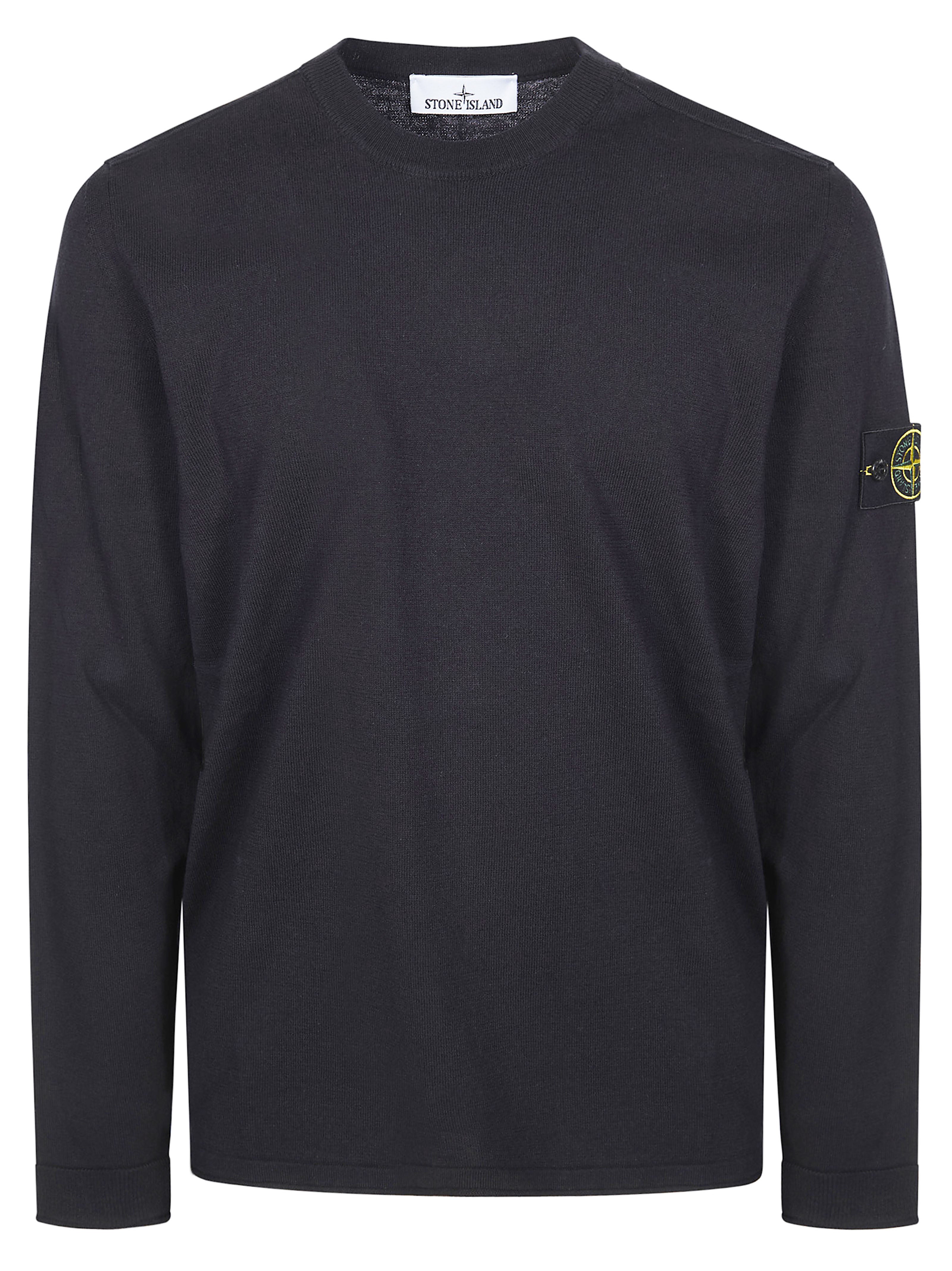 Men's Plain-knit Sweater in Raw Organic Cotton
