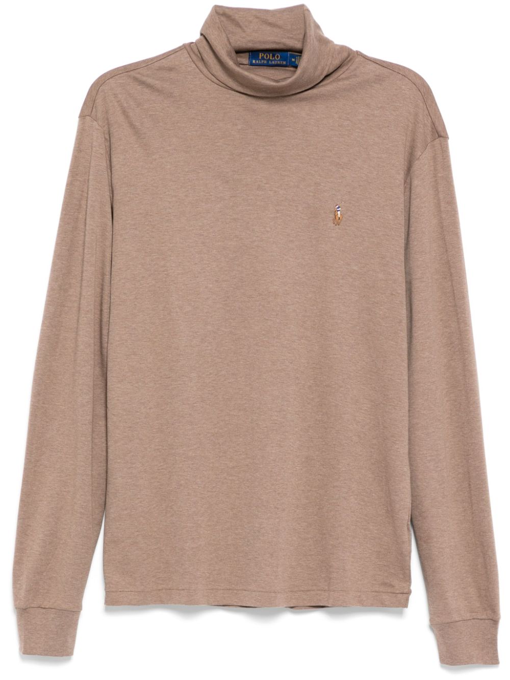 Turtleneck top - Brown