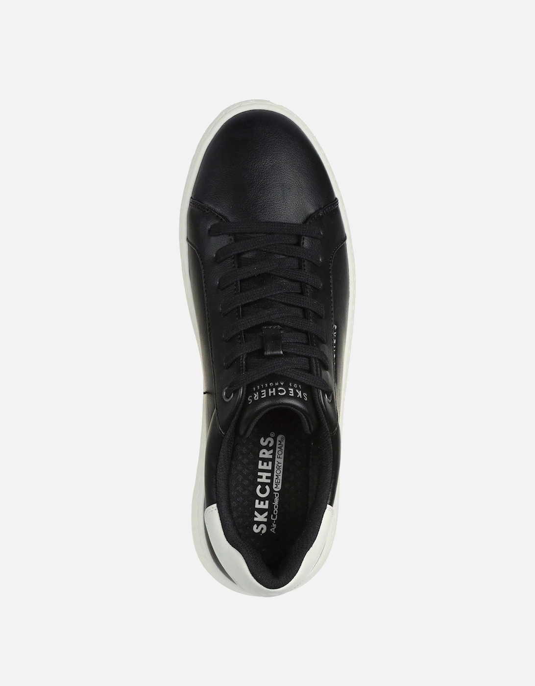 Men's Skechers Court Break Suit Sneaker Synthetic Men's Black Trainers - Size: 10