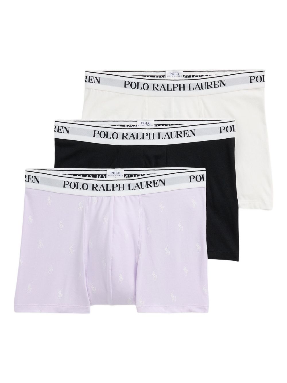 Logo-waistband boxers (pack of three) - Black