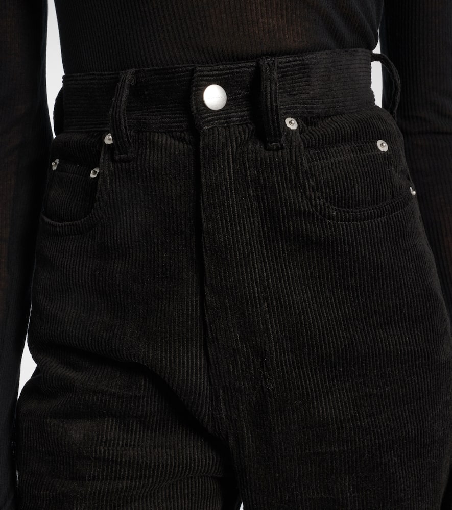 Bolan cotton and linen corduroy flared pants
