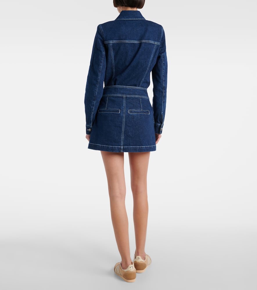 Veronica Beard Bowen denim miniskirt