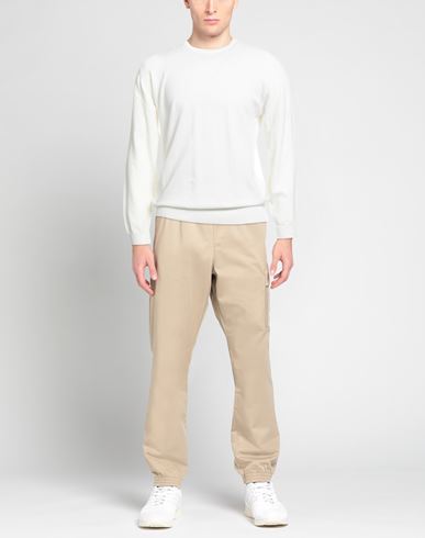 Man Sweater White Size XL Cotton