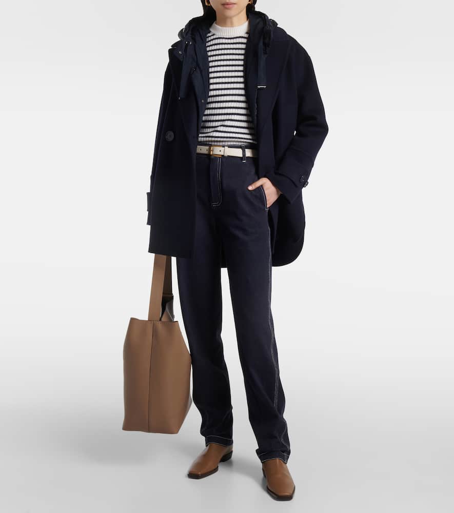 Zibello cotton-blend bouclé coat
