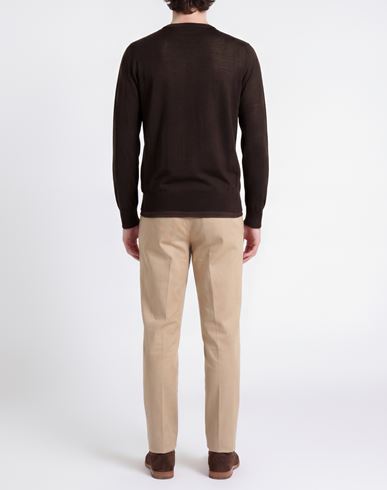 L. b.m. 1911 Man Sweater Dark brown Size 40 Virgin Wool