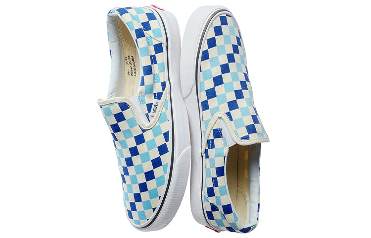 Slip-On 'Checkerboard Blue Topaz'