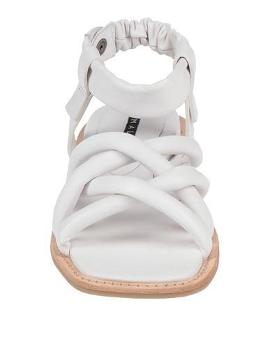 Woman Sandals Off white Size 6 Leather