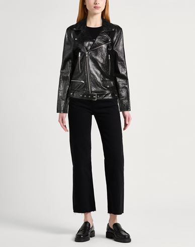 Woman Jacket Black Size L Lambskin