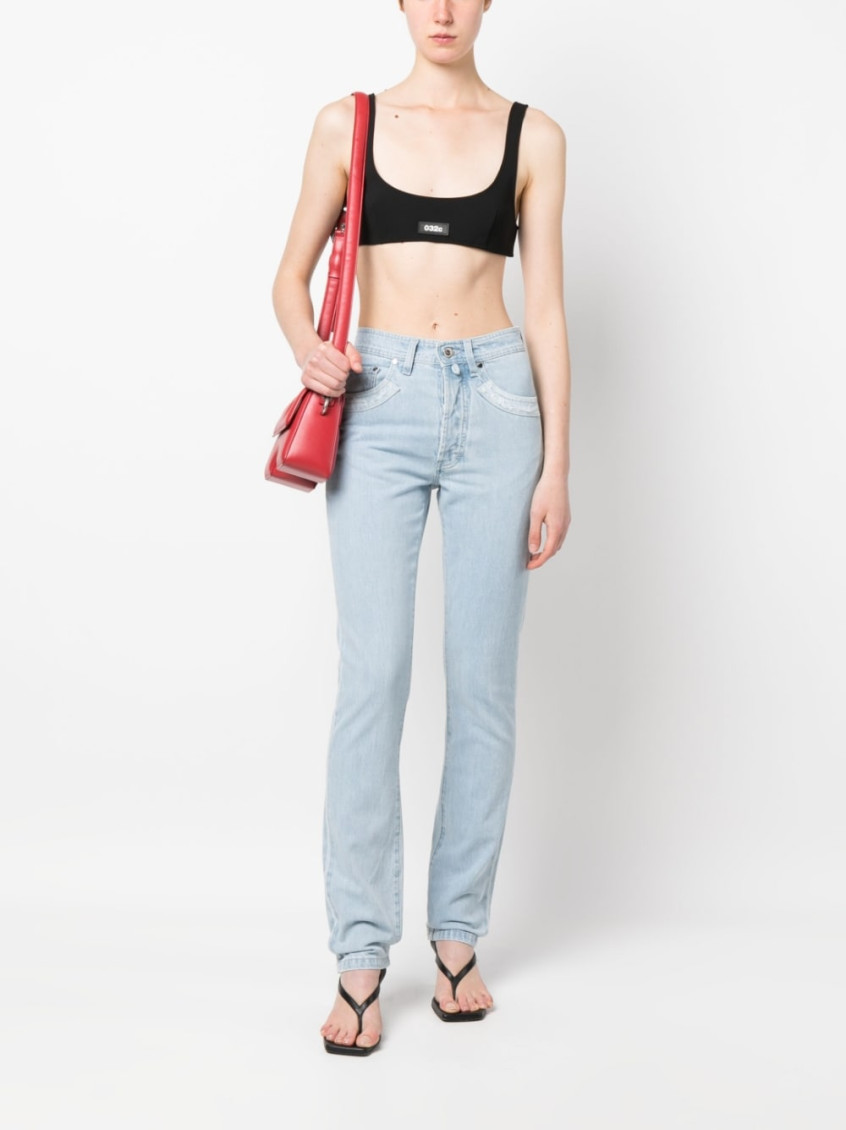 - Patchwork Organic Cotton Jeans