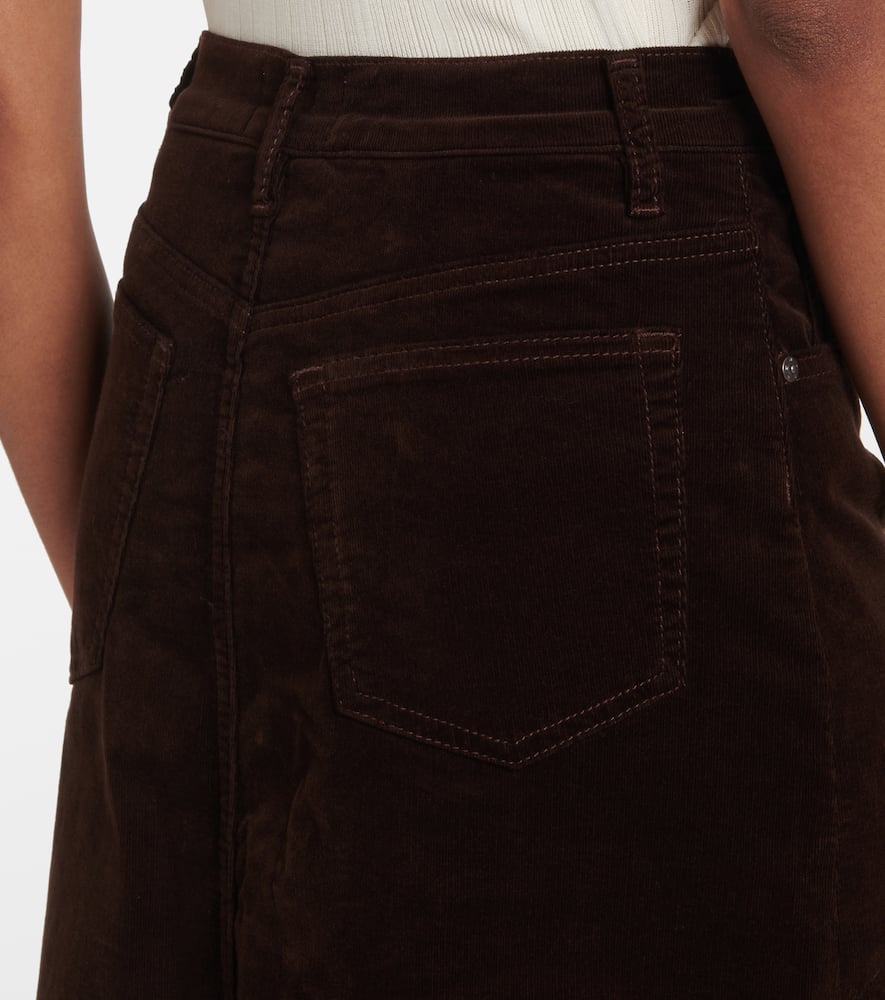 The Cord corduroy midi skirt