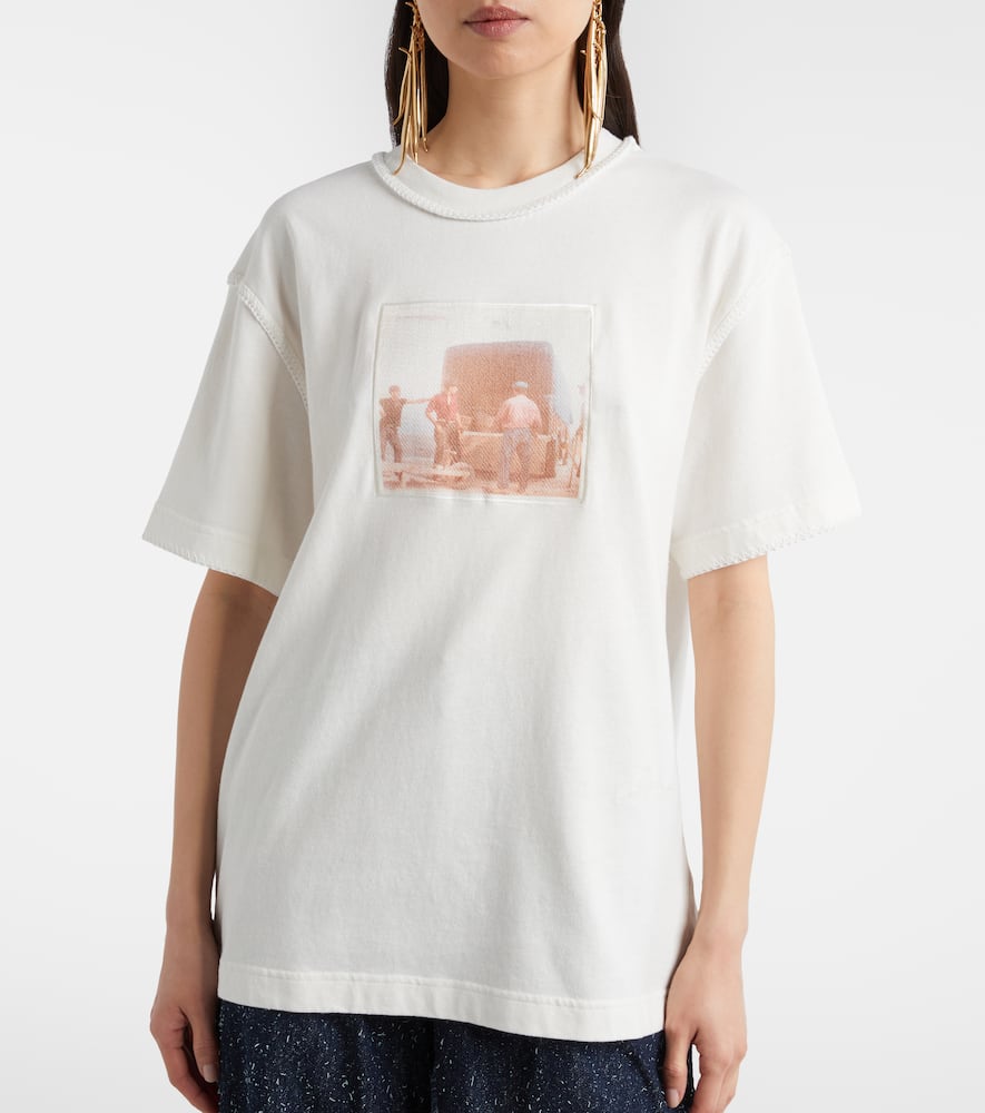 Paysan printed cotton jersey T-shirt