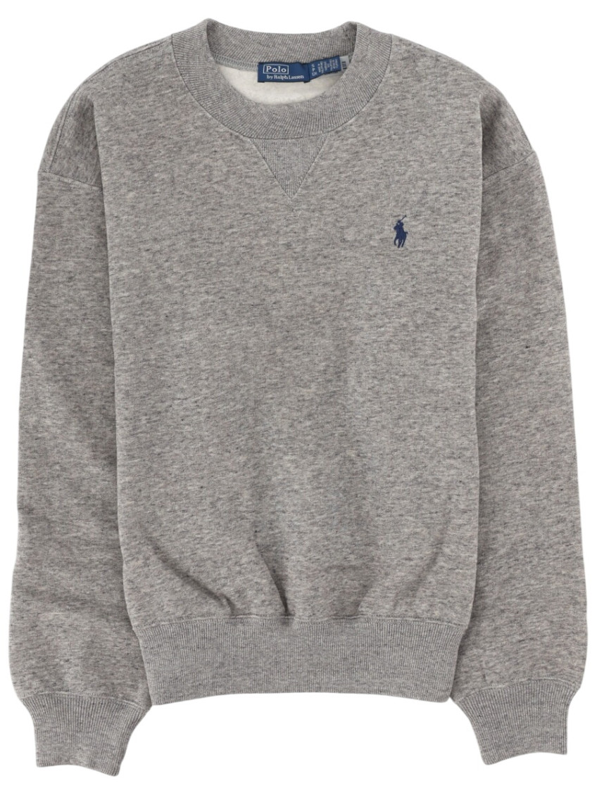 Grey Logo Crew Neck Sweatshirt