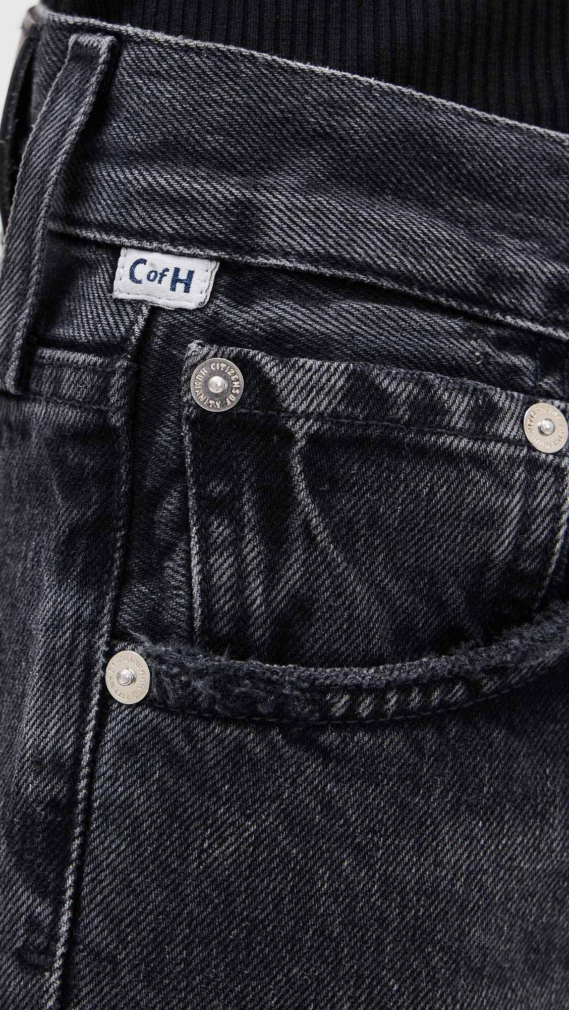 Blaine Vintage Straight Jeans Vintage Black