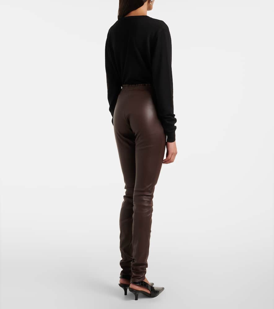 Carolyn leather pants