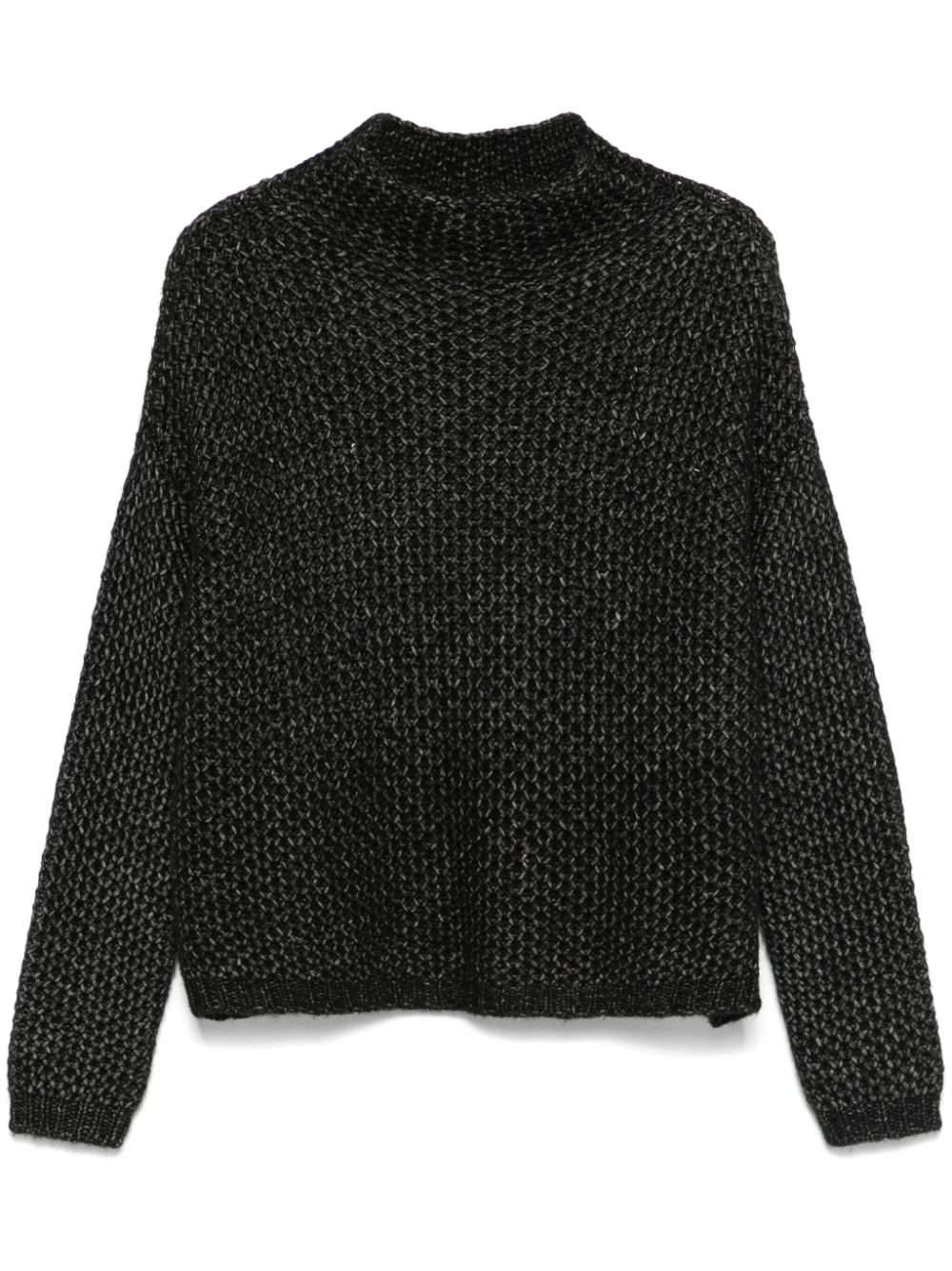 Chunky-knit sweater - Black