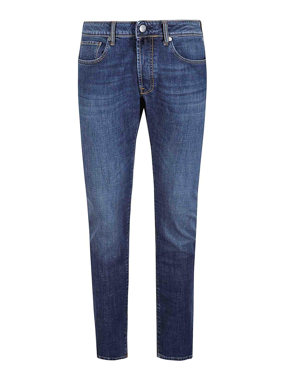 5 Tasche In Cotone Denim Stretch