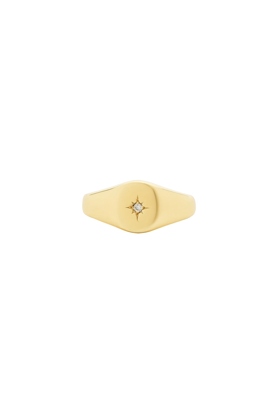 Serge de Nimes Royal Envy Ring in Gold - Metallic Gold. 9.5 also .5, 11