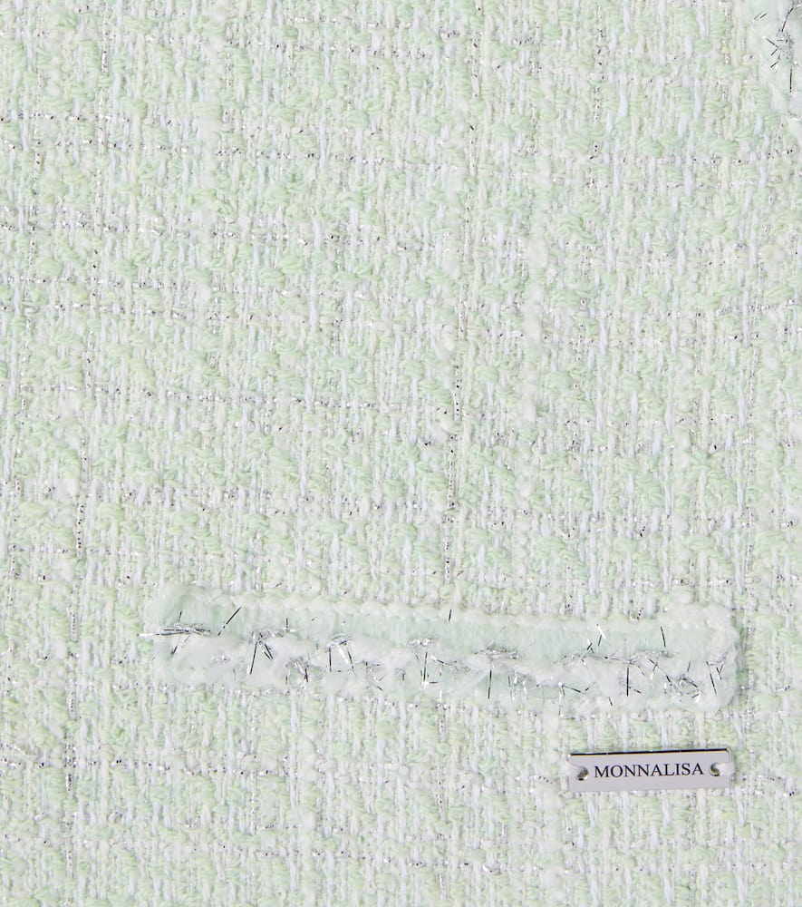 Bon Ton cotton-blend bouclé top