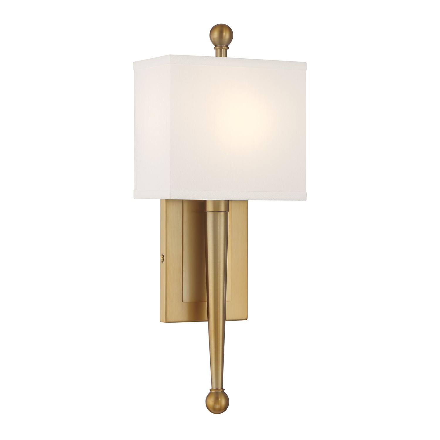 Vibrant Gold Wall Sconce from the Ardson Collection
