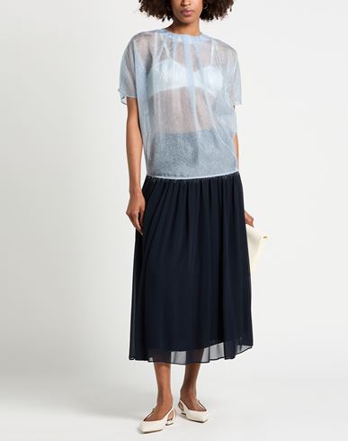 Crème Woman Top Sky blue Size 4 Cupro, Polyamide