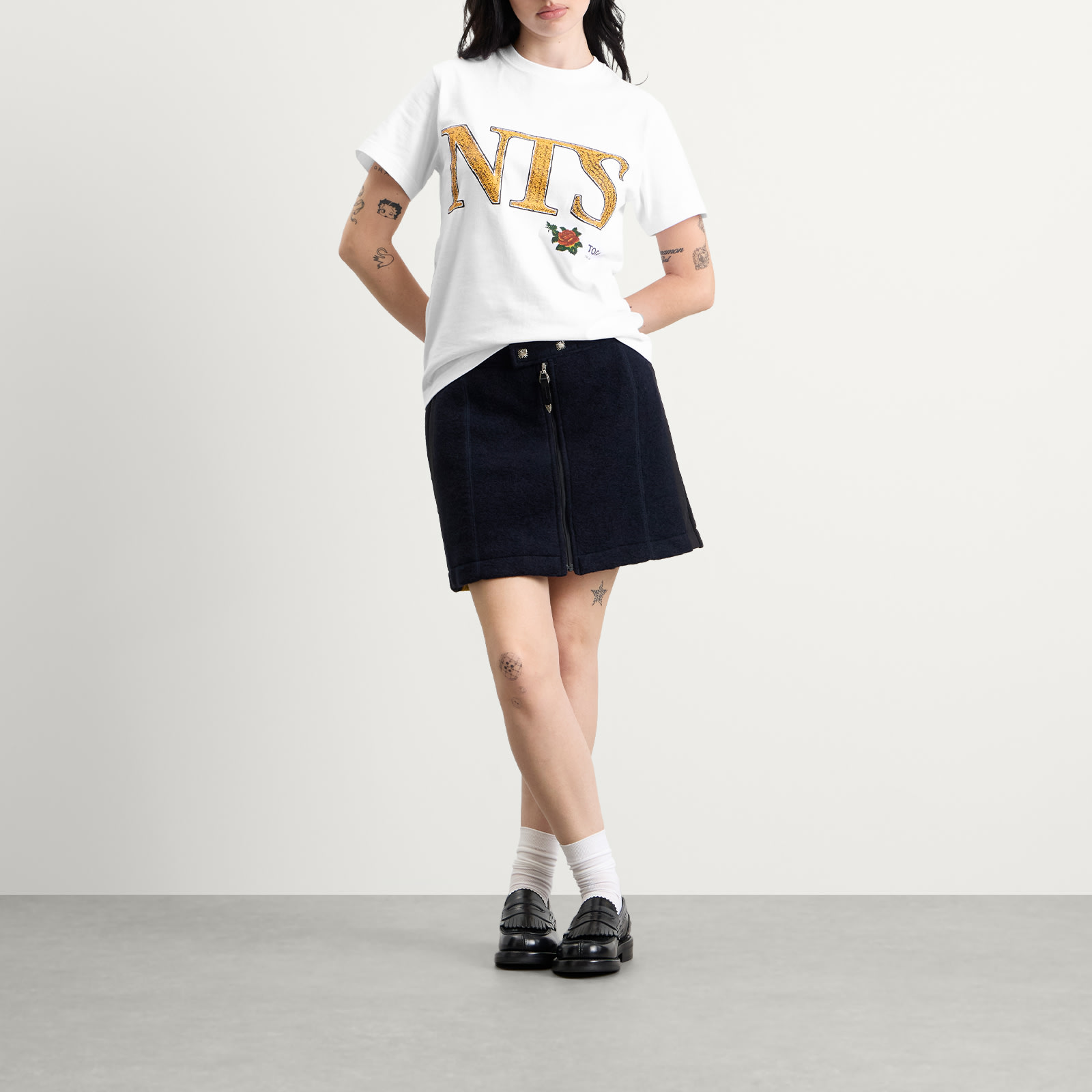 TOGA x NTS Print T-Shirt White