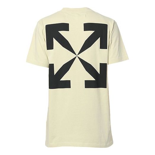 Men's C/O VIRGIL ABLOH Arrow Short Sleeve Version Creamy White T-Shirt