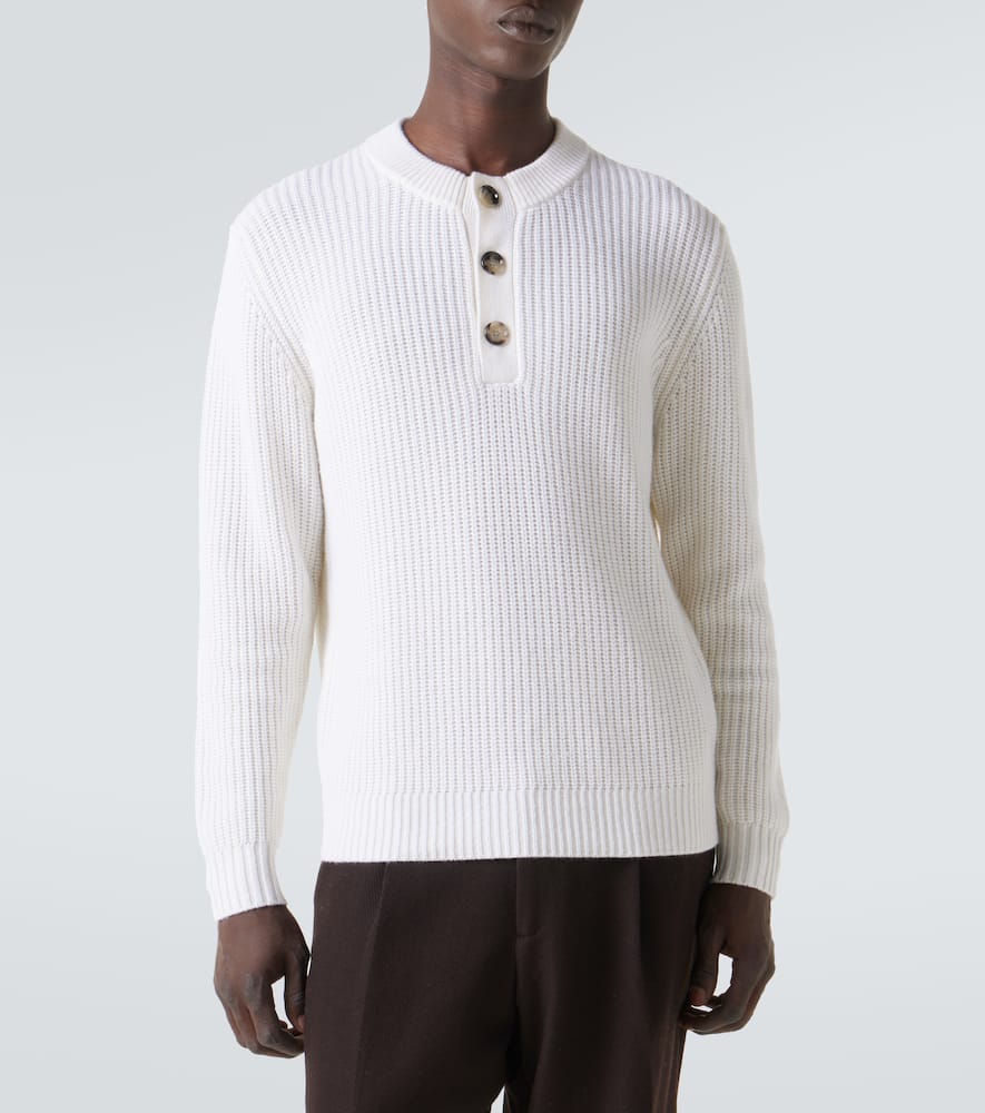 Wool and cashmere sweater