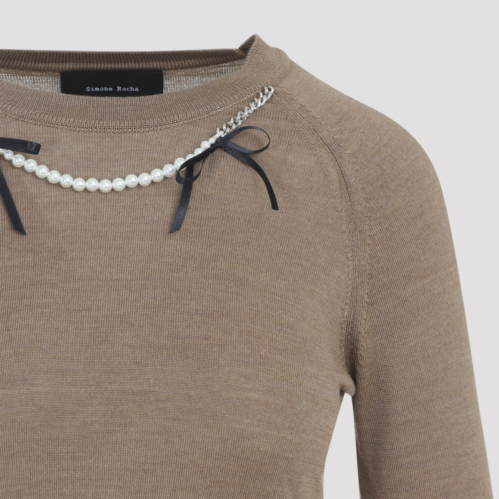 Classic Long Sleeve Jumper W/ Emb