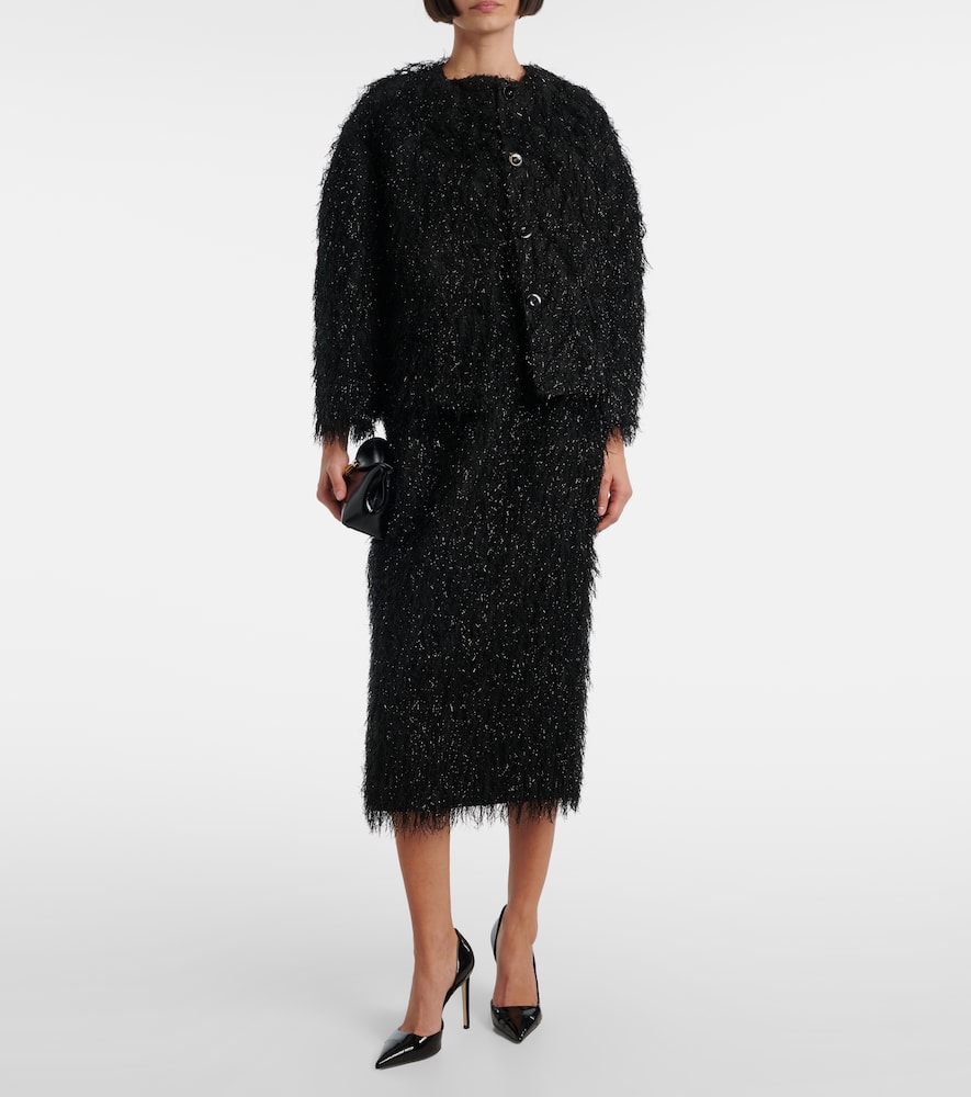 Lurex fil coupé jacket