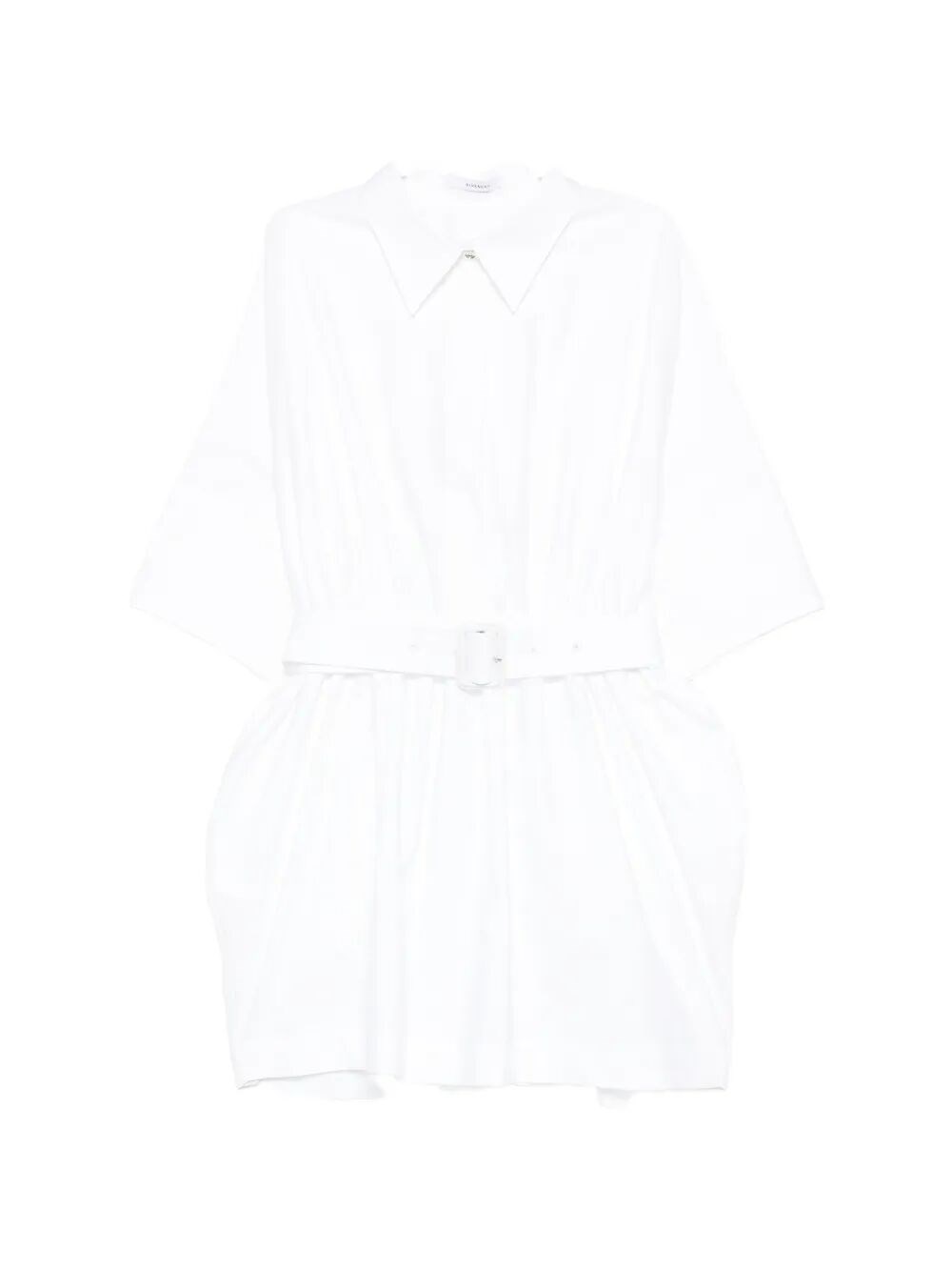 Cinched Waist Shirt Dress