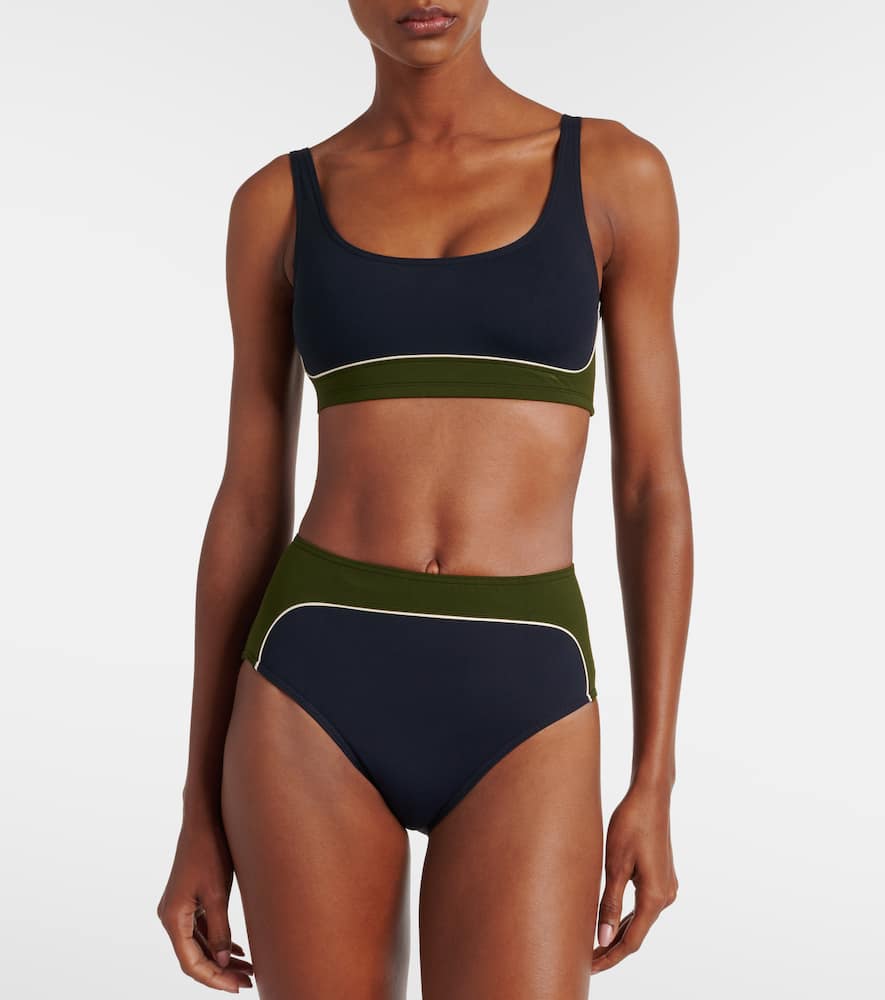 Colorblocked bikini bottoms