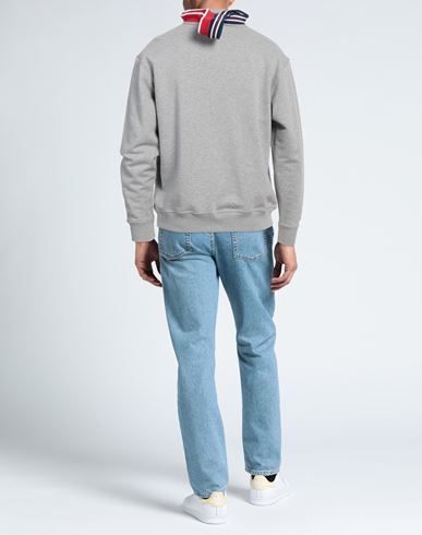 Man Sweatshirt Grey Size L Cotton