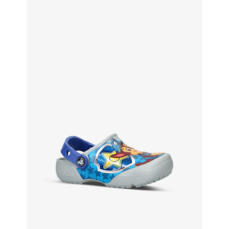 Boys Grey Kids Paw Patrol Perforated Rubber Clogs 6 Months