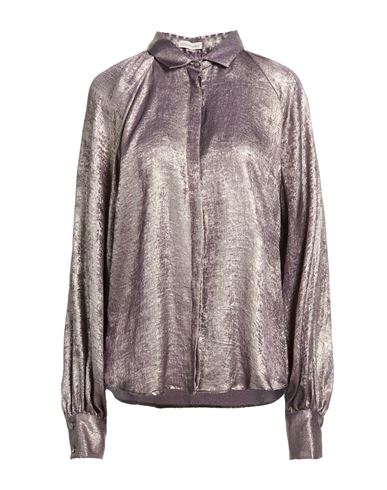 Woman Shirt Purple Size 10 Polyester