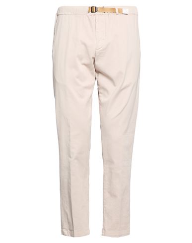 Man Pants Beige Size 34 Cotton, Elastane