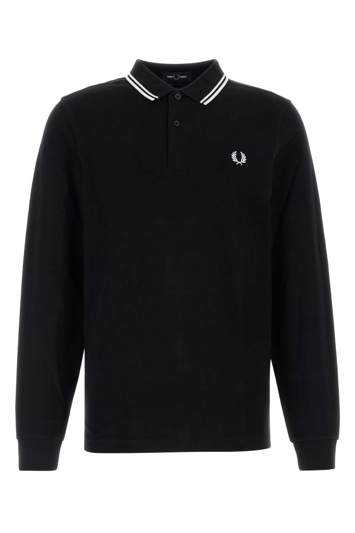 Twin Tipped Polo Shirt — Black