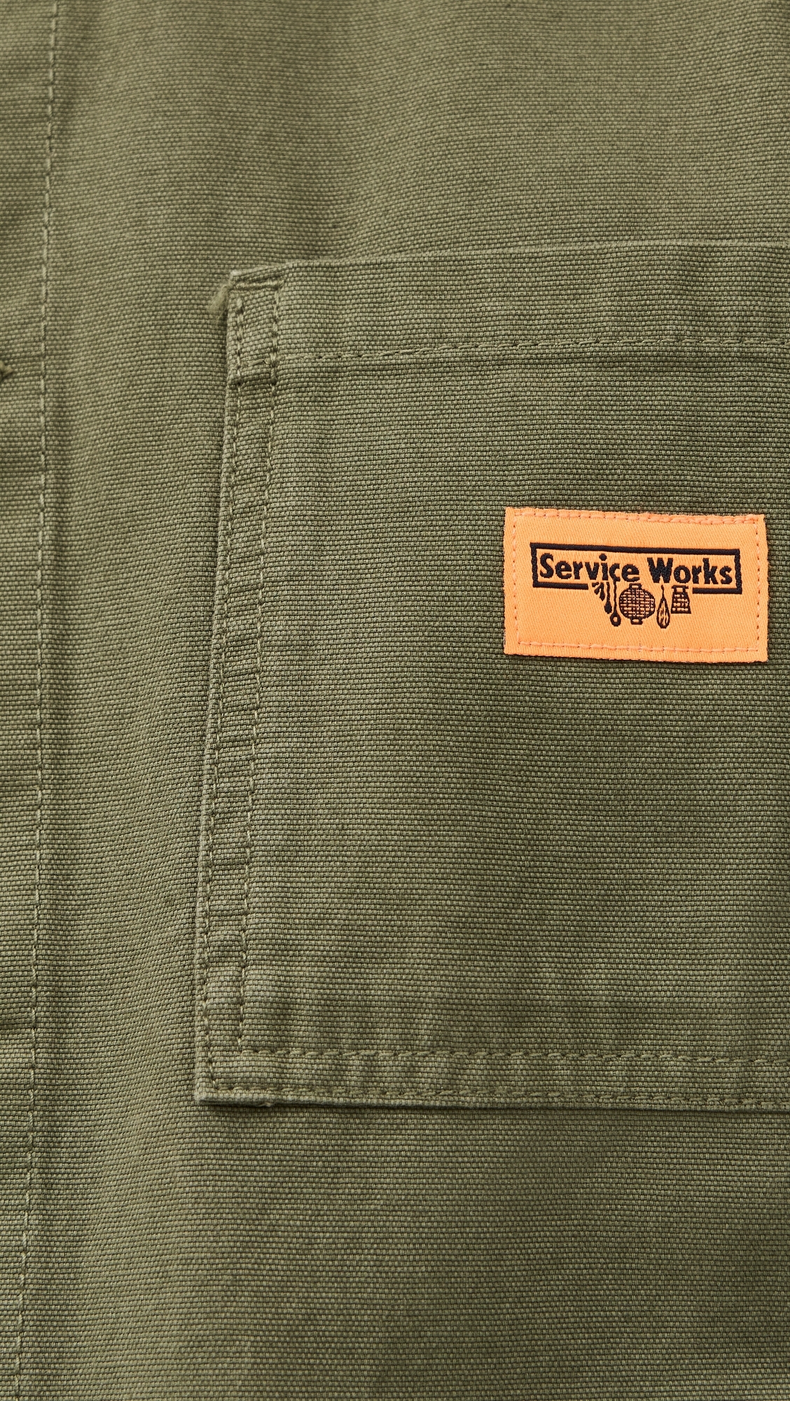 Canvas Chore Shirt Olive