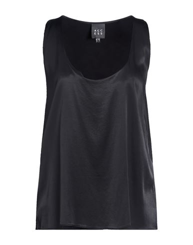 Woman Top Black Size M Rayon, Viscose, Elastane