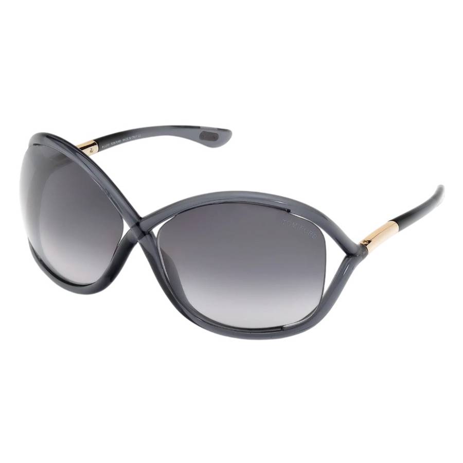 Whitney Smoke Gradient Oversized Ladies Sunglasses FT0009 0B5 64
