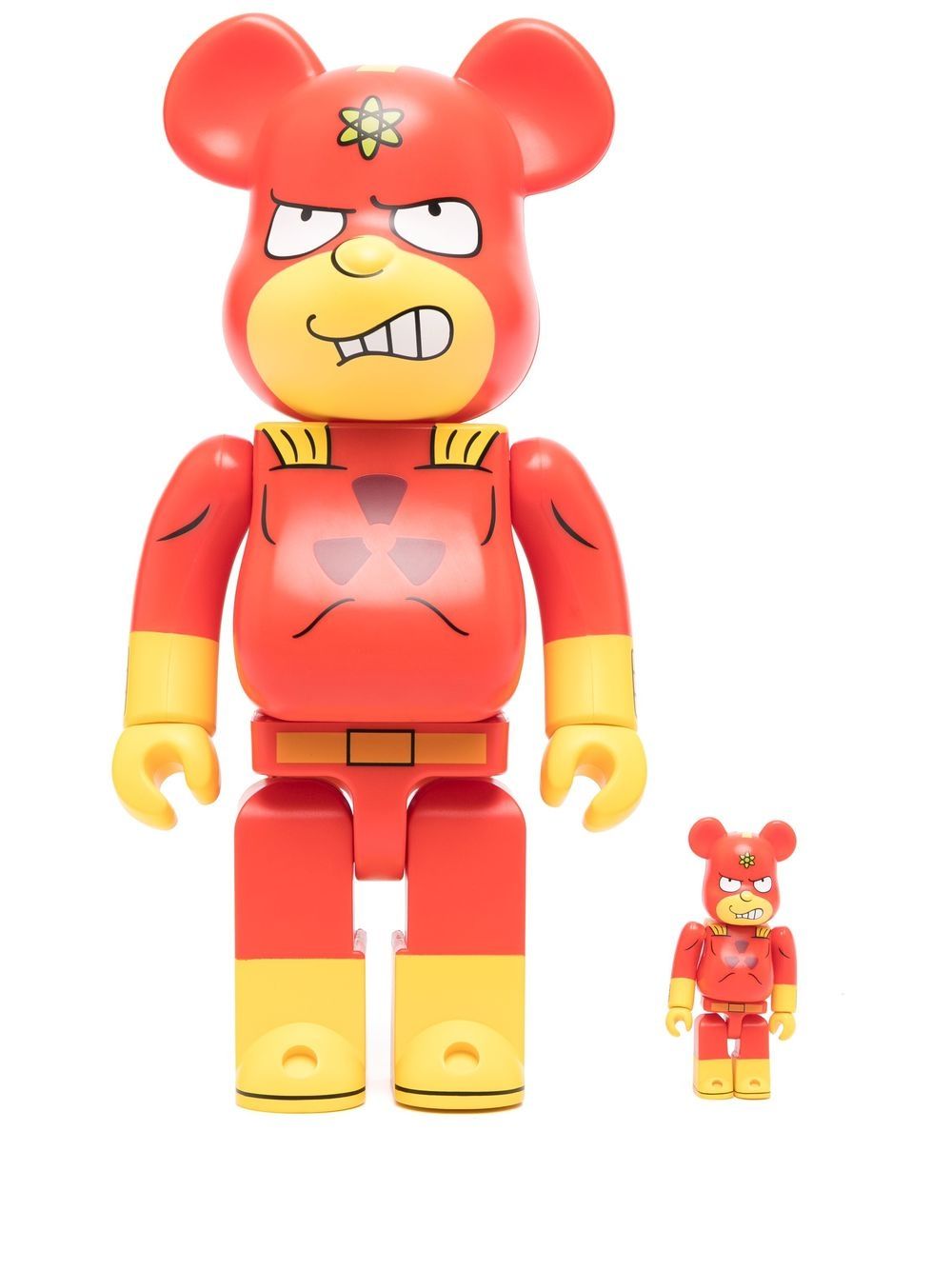Radioactive Man BE@RBRICK 100% and 400% figure set - Yellow